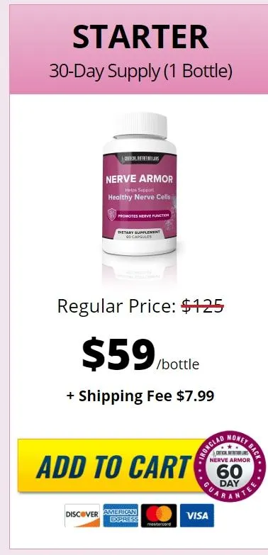 nerve armor 1 bottle price